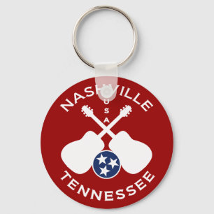 Nashville, Tennessee USA Keychain