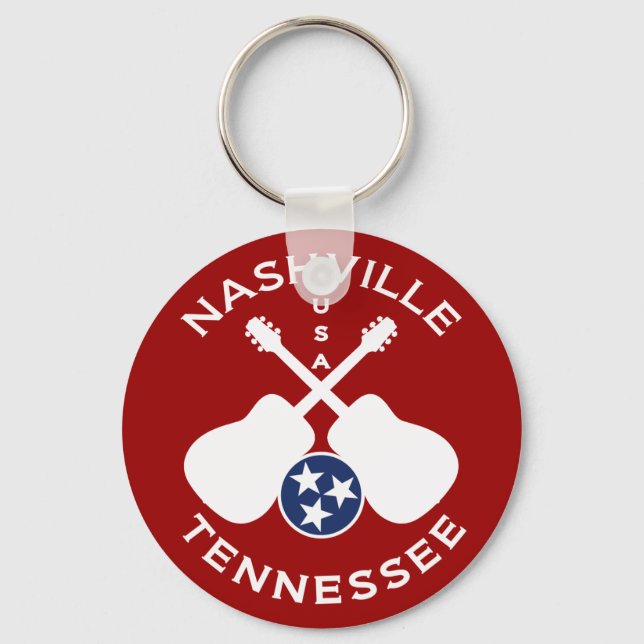 Nashville, Tennessee USA Keychain (Front)