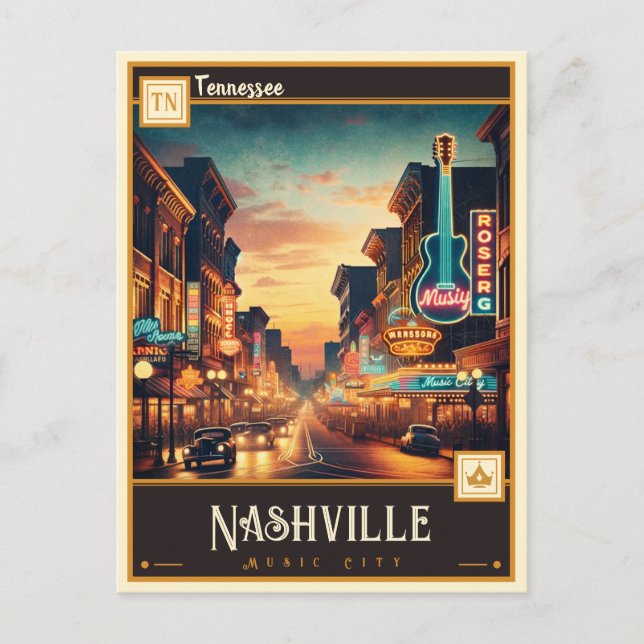 Nashville, Tennessee | Vintage Postcard (Front)