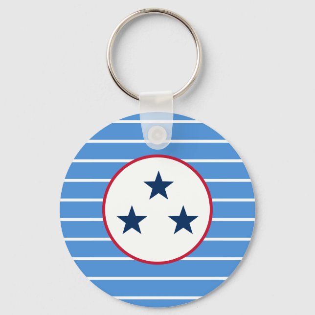 Nashville, Tennessee Volunteer State Keychain (Front)