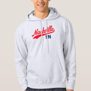  Nashville TN Swoosh Script Design – Retro  Hoodie