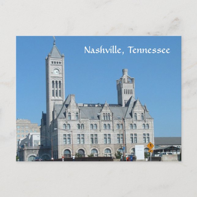 Nashville Union Station Postcard (Front)