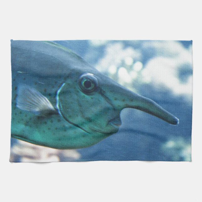 Naso brevirostris kitchen towel (Horizontal)