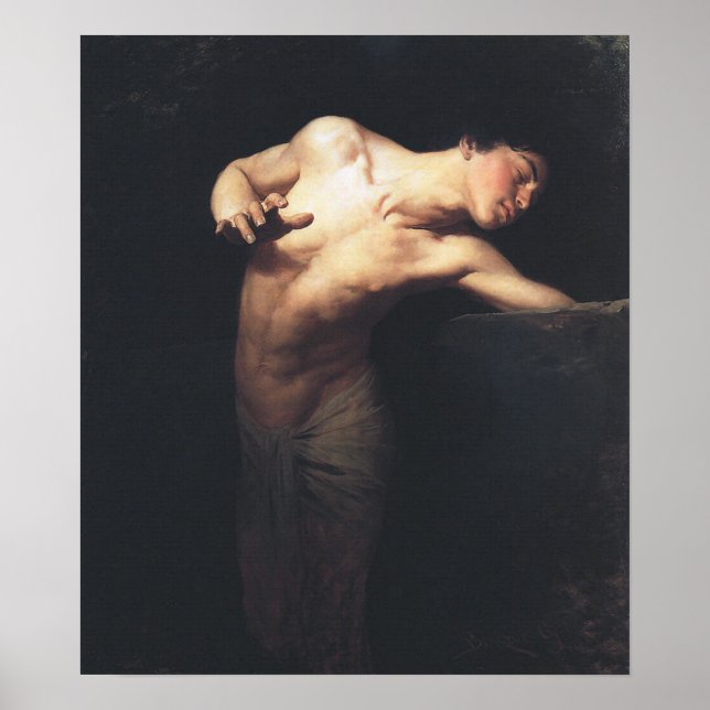 Nasrcissus by Benczur Poster (Front)