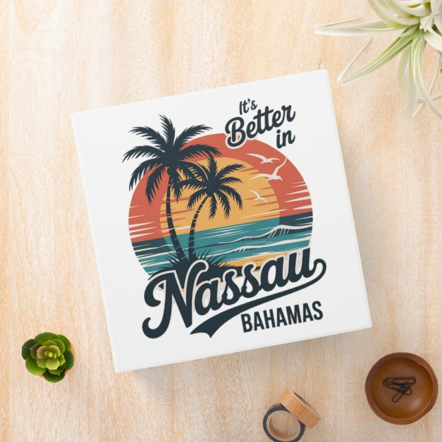 Nassau Bahamas Beach Summer Binder (In Situ)