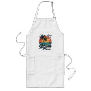Nassau Bahamas Beach Summer Long Apron