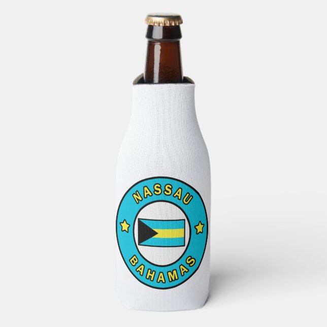 Nassau Bahamas Bottle Cooler (Bottle Front)