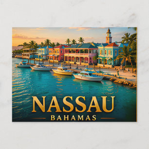 Nassau Bahamas Caribbean Island Escape View 📍 Postcard