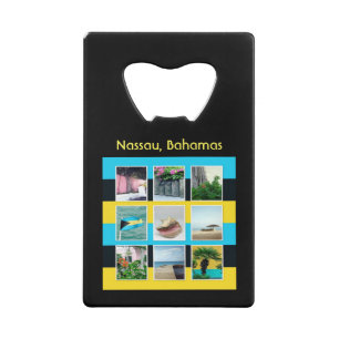 Nassau, Bahamas Credit Card Bottle Opener
