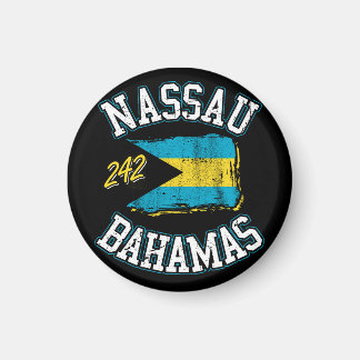 Nassau Bahamas Flag Magnet Vacation Cruise 242