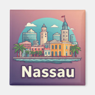 Nassau Bahamas Island Travel Keepsake 🌴 Magnet