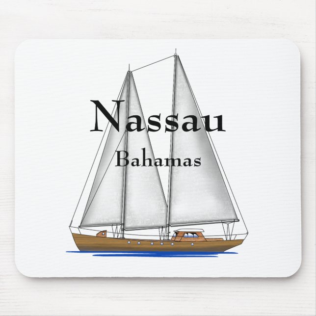 Nassau Bahamas Mouse Pad (Front)