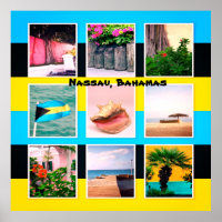 Nassau, Bahamas Photo Collage 