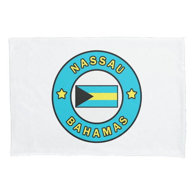 Nassau Bahamas Pillowcase (Front)