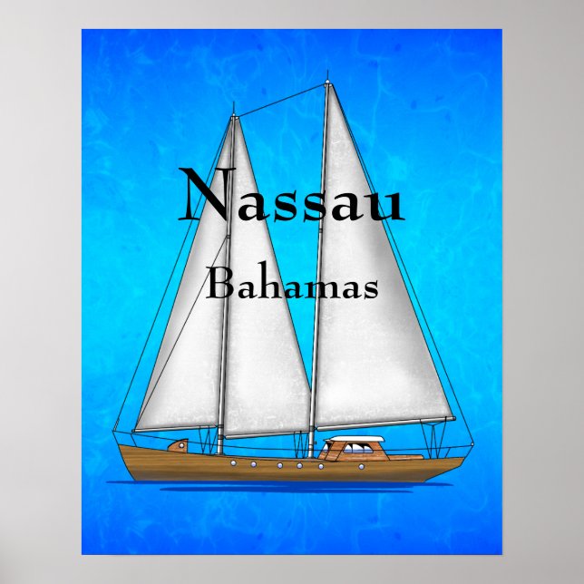 Nassau Bahamas Poster (Front)