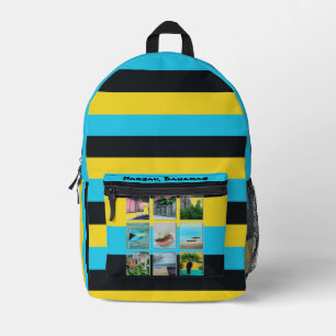 Nassau, Bahamas Printed Backpack