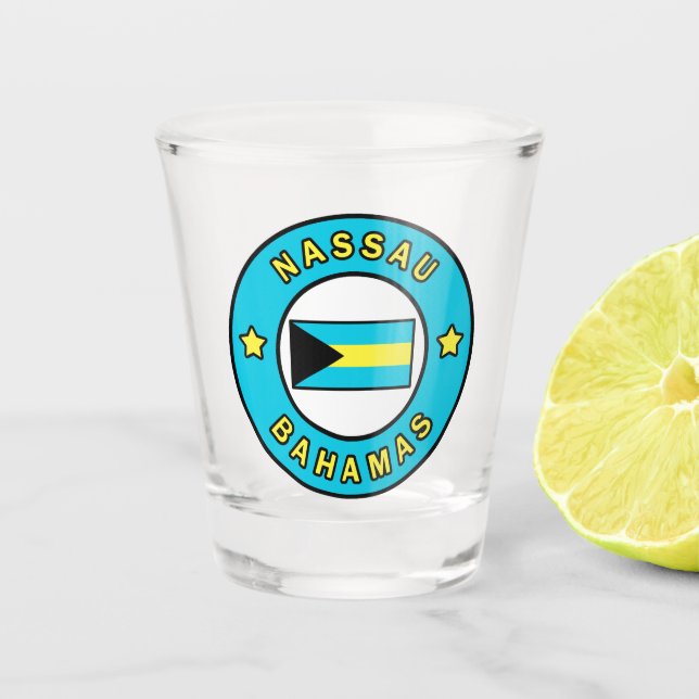 Nassau Bahamas Shot Glass (Front)