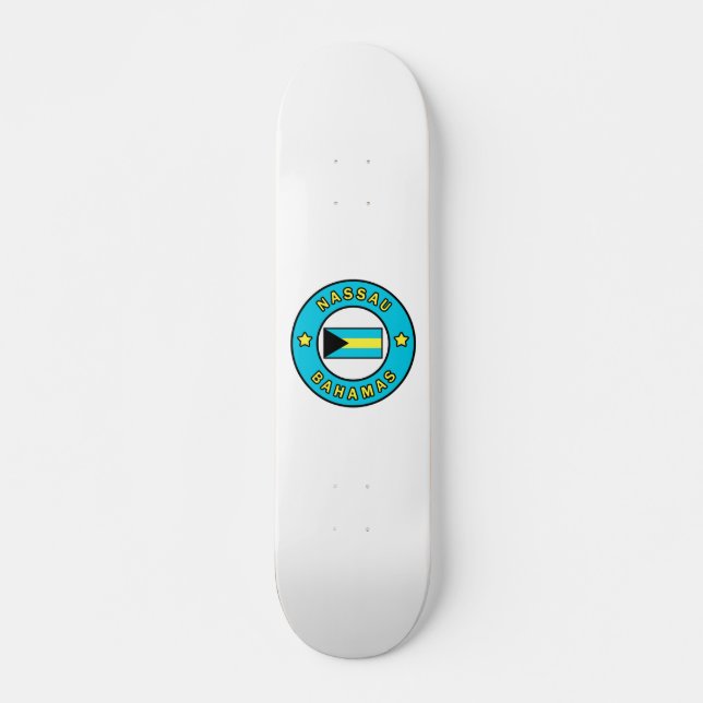 Nassau Bahamas Skateboard (Front)
