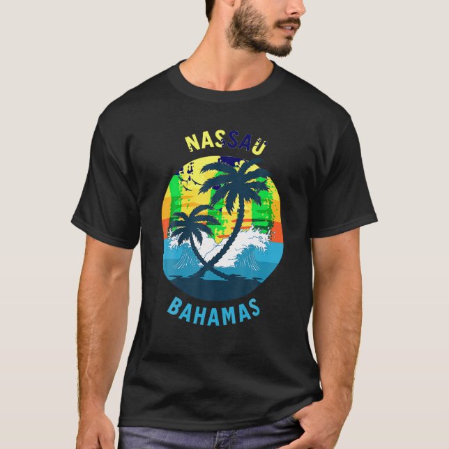 Nassau Bahamas Souvenir T Shirt (Front)