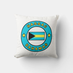 Nassau Bahamas Throw Pillow