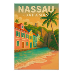 Nassau, Bahamas – Travel vintage 2026 Poster