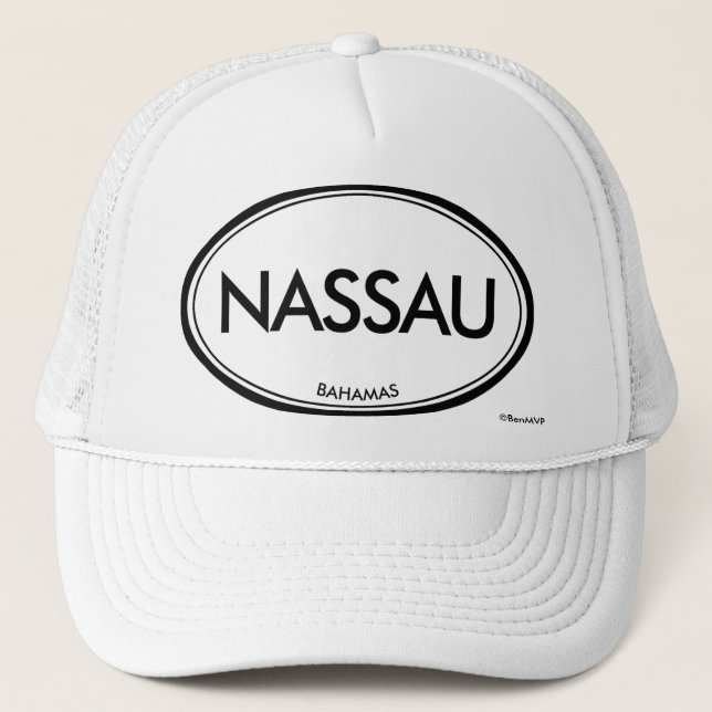 Nassau, Bahamas Trucker Hat (Front)