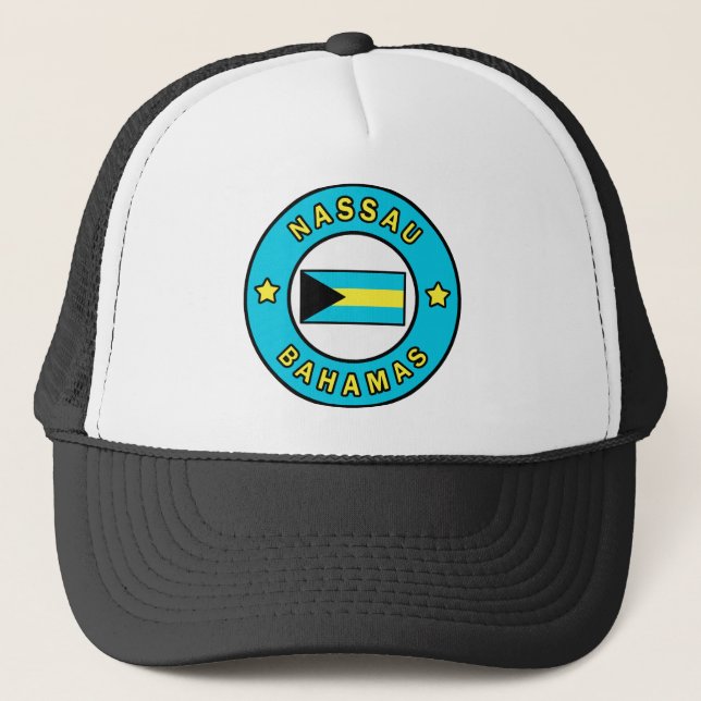 Nassau Bahamas Trucker Hat (Front)