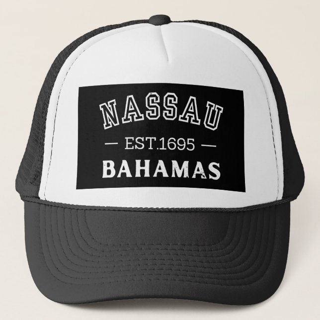 Nassau Bahamas Trucker Hat (Front)