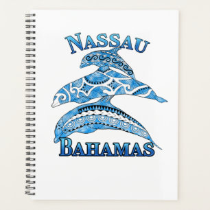 Nassau Bahamas Vacation Tribal Dolphins Planner