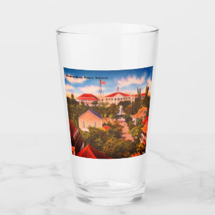 Nassau, Bahamas - Vintage Government House Photo Glass