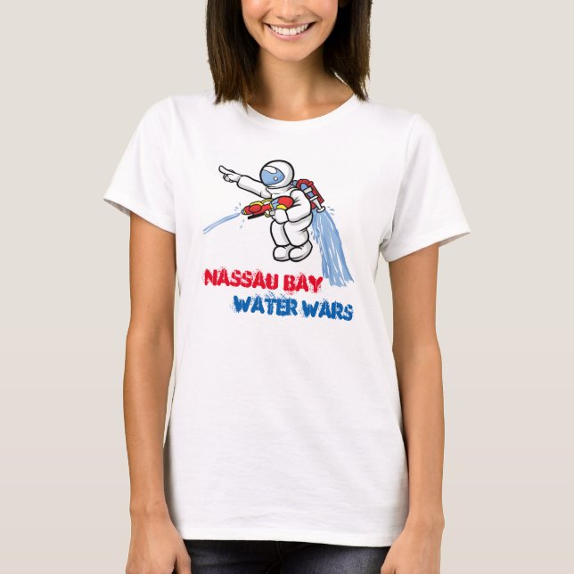 Nassau Bay Water Wars T-Shirt (Front)