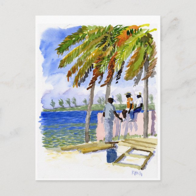 Nassau Beach postcard (Front)