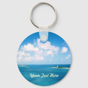 Nassau Harbour Personalized Keychain
