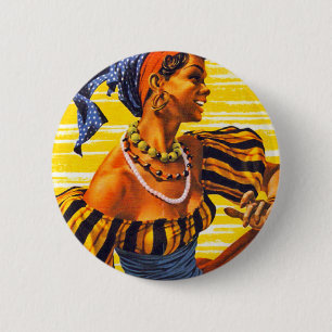 Nassau Jet 2 Inch Round Button