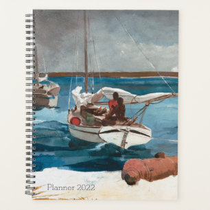 Nassau, Winslow Homer, Nautical Vintage Sailboat Planner