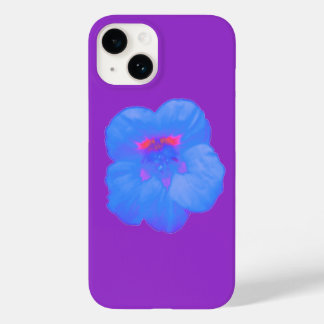 Nasturtium Bright Blue  Case-Mate iPhone 14 Case