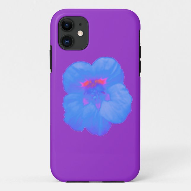 Nasturtium Bright Blue iPhone 5 Case (Back)