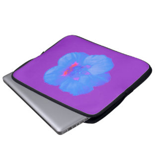 Nasturtium Bright Blue Laptop Bag