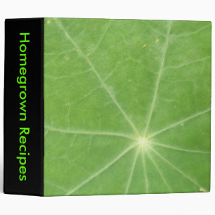 Nasturtium Leaf Custom Binder
