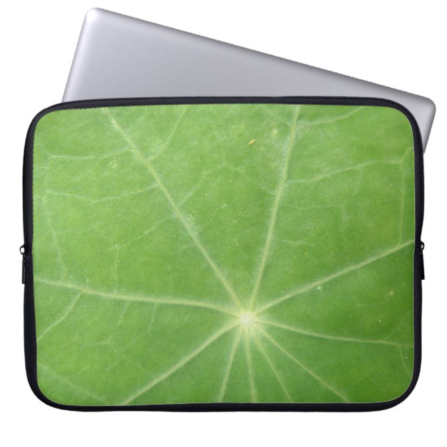 Nasturtium Leaf Laptop Bag (Front)