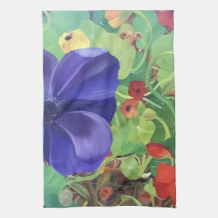 Nasturtium Surprise kitchen towel_Alaska Towel