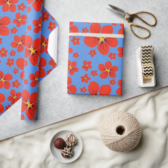 Nasturtium Wrapping Paper (Crafts)