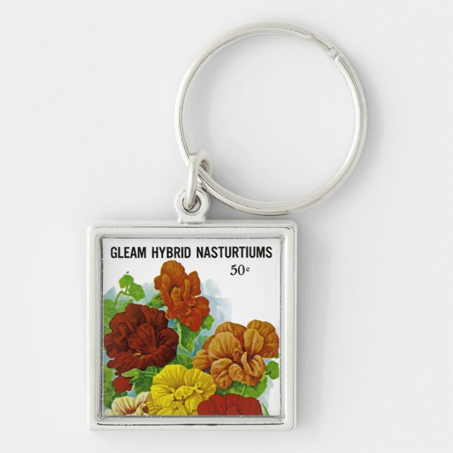 Nasturtiums Keychain (Front)