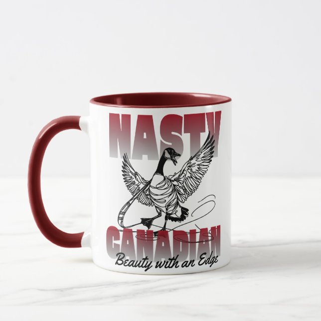 Nasty Canadian Canada Goose  Mug (Left)