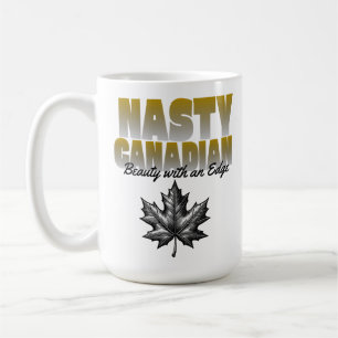Nasty Canadian Canada Maple Leaf Coffee Mug