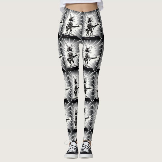 Nasty Rabbit RABBIT RESCUE MISSION leggings! Leggings (Front)