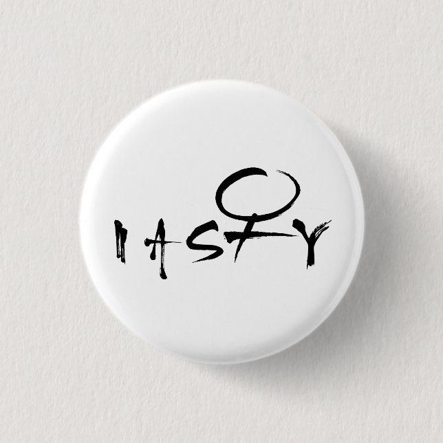 Nasty Woman - Female Symbol 1 Inch Round Button (Front)