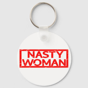 Nasty Woman Stamp Keychain