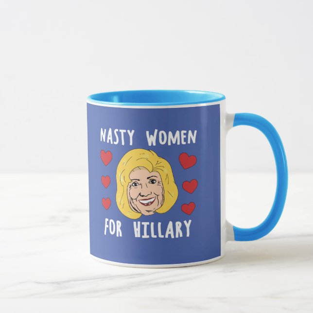Nasty Women For Hillary 2016 -- Presidential Elect Mug (Right)