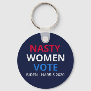 Nasty Women Vote I Keychain